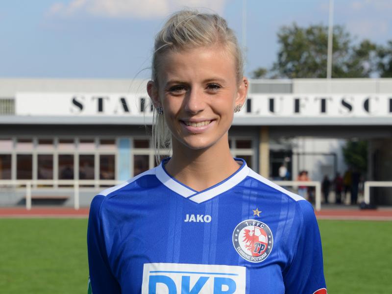 Johanna Elsig spielt in der Bundesliga für den 1. FFC Turbine Potsdam. Foto: Bernd Settnik
