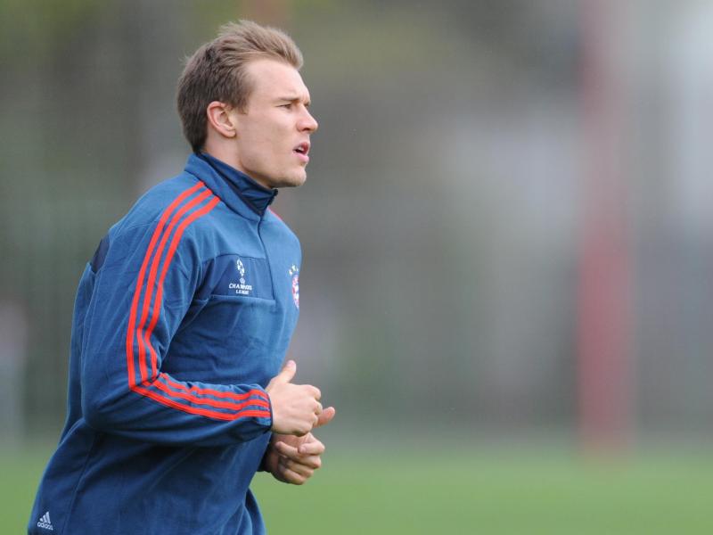 Auch Holger Badstuber drehte an der Säbener Straße nach seiner langen Verletzungspause einige Runden Auch Holger Badstuber drehte an der Säbener Straße nach seiner langen Verletzungspause einige Runden