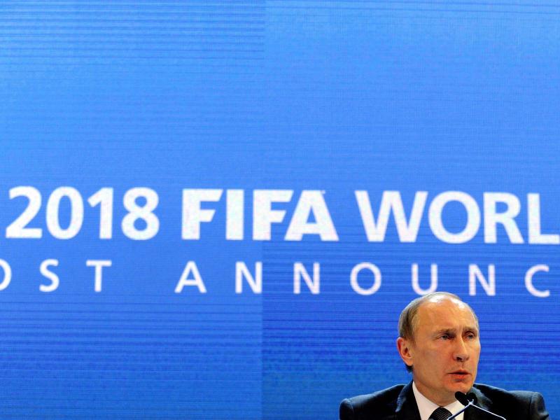 Russlands Präsident Wladimir Putin stellt eine visafreie WM in Aussicht. Foto: Walter Bieri