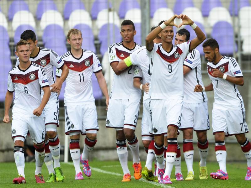 Die deutsche U19-Nationalmannschaft strebt im EM-Finale gegen Portugal den Sieg an