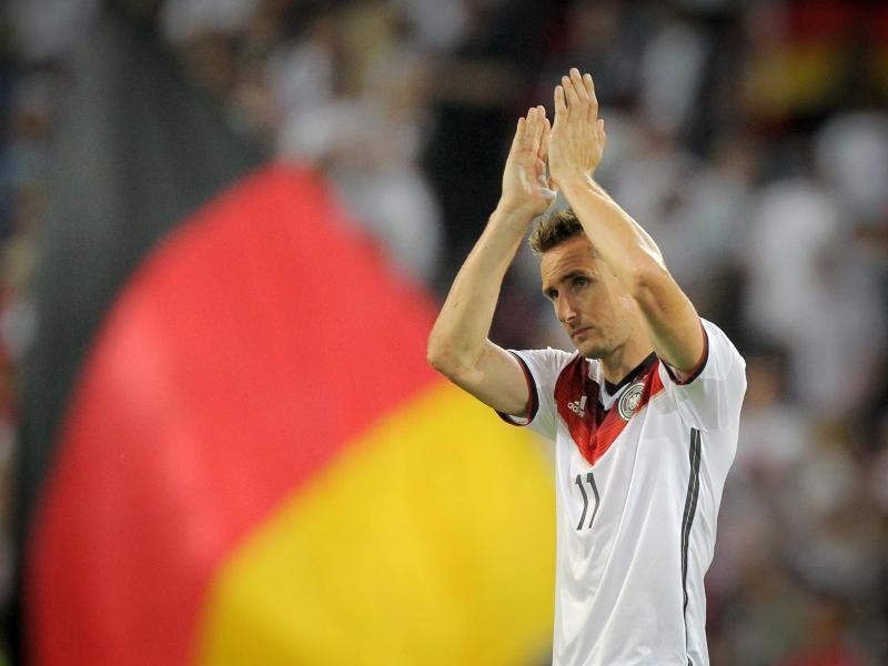 Miroslav Klose beendet seine Karriere als Spieler der deutschen Nationalmannschaft. Foto: Fredrik von Erichsen