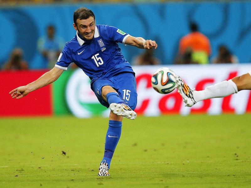 Vasileios Torosidis kam bei der WM in Brasilien für Griechenland zum Einsatz