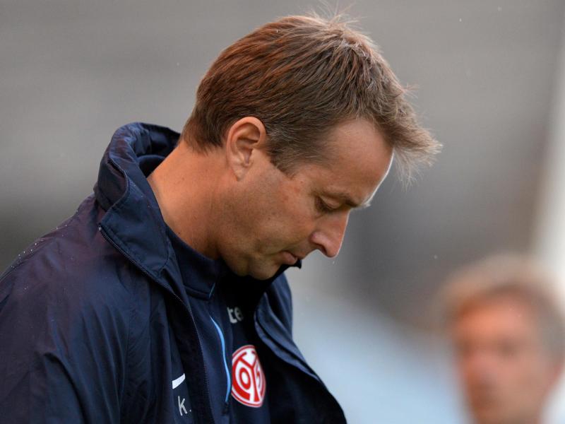 Kasper Hjulmand muss seine Mainzer für die Bundesliga fit bekommen. Foto: Thomas Eisenhuth