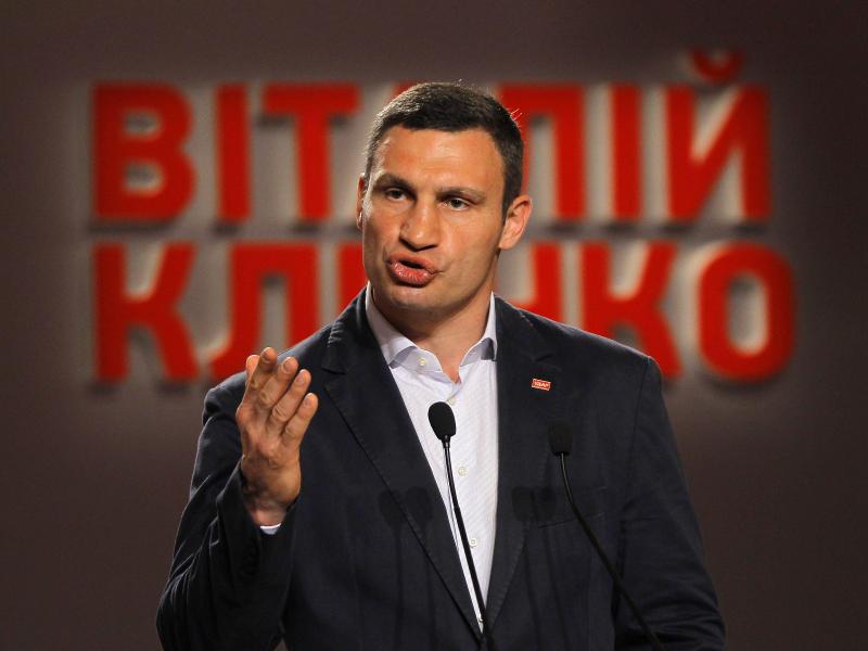 Vitali Klitschko ist Bürgermeister von Kiew