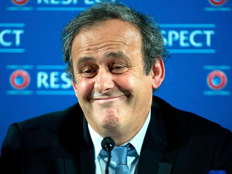 UEFA-Präsident Michel Platini hat sich entschlossen, nicht für das Amt des FIFA-Präsidenten zu kandidieren. Foto: Federico Gambarini