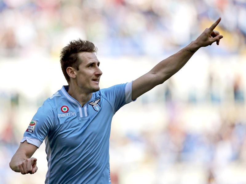 Miroslav Klose will mehr Tore schießen als im vergangenen Jahr. Foto: Alessandro Di Meo