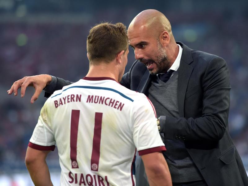 Bayern-Trainer Pep Guardiola setzt weiter auf Xherdan Shaqiri