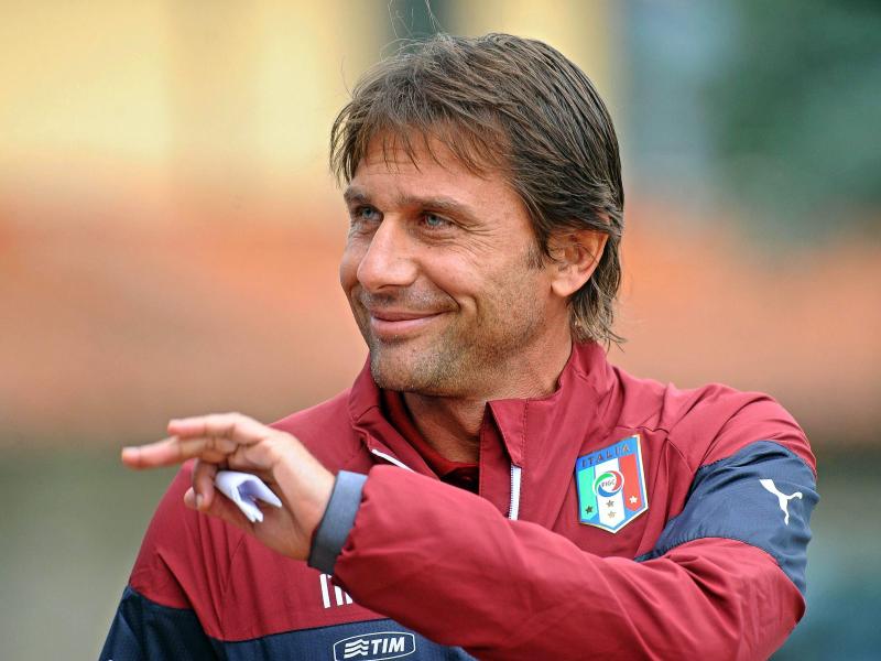 Coach Antonio Conte möchte mit der italienischen Nationalmannschaft die WM vergessen machen