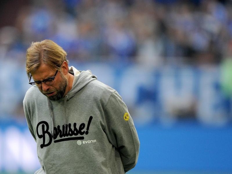 BVB-Trainer Jürgen Klopp war nach der Niederlage auf Schalke bedient