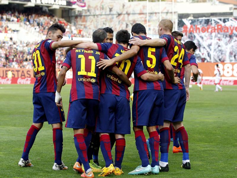 Für Barca waren die Superstars Lionel Messi und Neymar erfolgreich. Foto: Fernando Alvarado Für Barca waren die Superstars Lionel Messi und Neymar erfolgreich. Foto: Fernando Alvarado