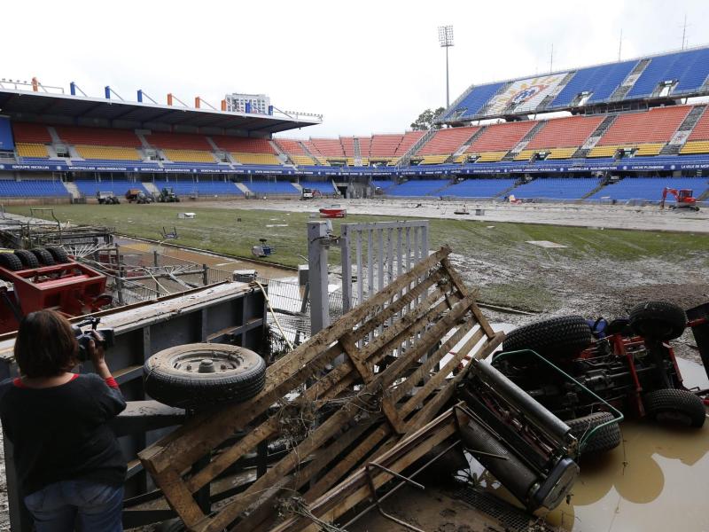 Im Stadion vom SC Montpellier ist zurzeit kein Fußball möglich