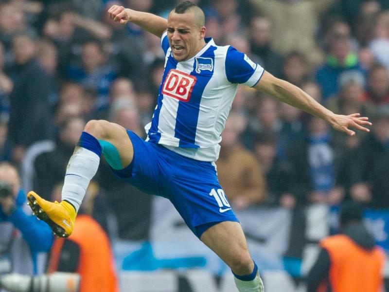 Der Berliner Änis Ben-Hatira spielte sehr stark gegen den HSV. Foto: Lukas Schulze Der Berliner Änis Ben-Hatira spielte sehr stark gegen den HSV. Foto: Lukas Schulze