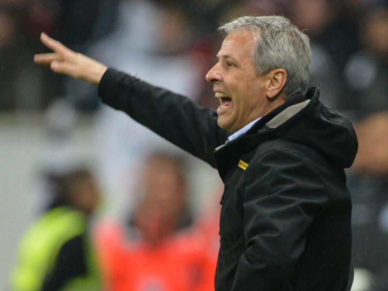 Trainer Lucien Favre will mit Mönchengladbach die Erfolgsserie fortsetzen