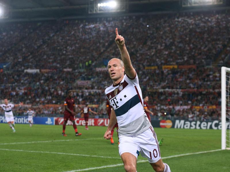 Der FC Bayern lässt einen Einsatz von Arjen Robben offen. Foto: Alessandro Di Meo