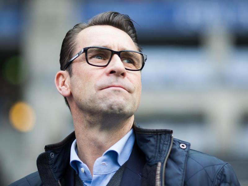 Hertha-Geschäftsführer Michael Preetz stand den Mitgliedern Rede und Antwort