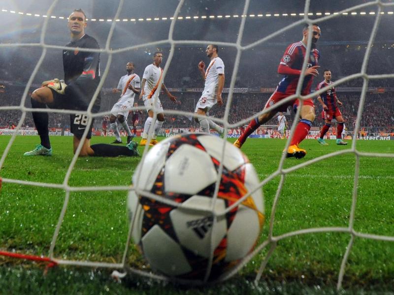 Franck Ribéry traf zum 1:0 gegen Rom