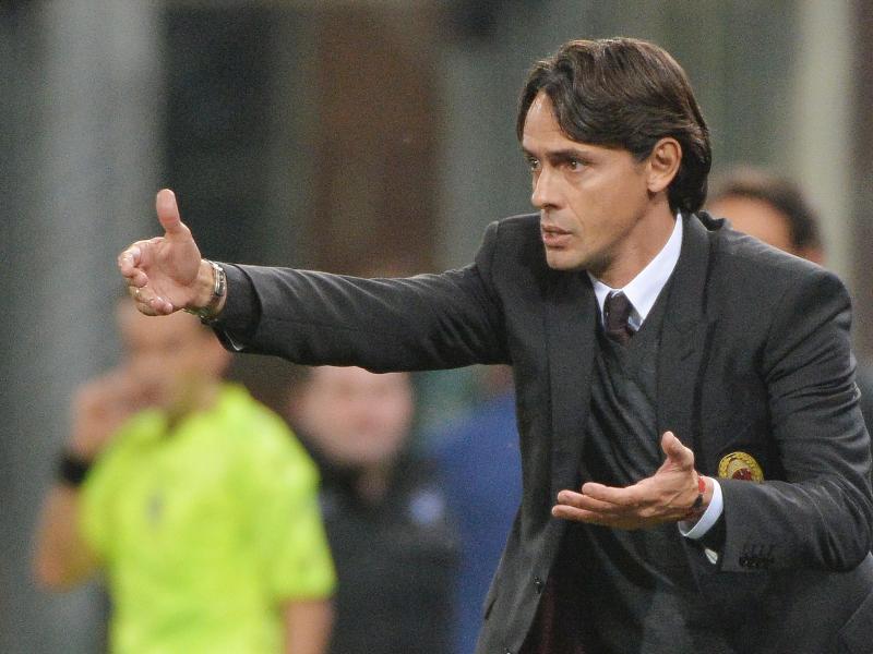 Das Team von Milan-Trainer Filippo Inzaghi kam gegen Sampdoria nicht über ein 2:2 hinaus