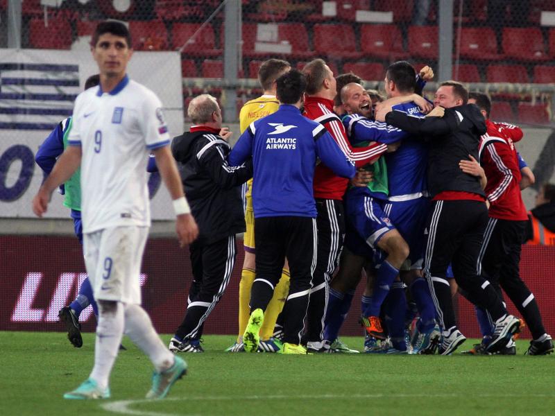 Die Färöer sorgten mit dem 1:0-Sieg in Griechenland für eine Sensation