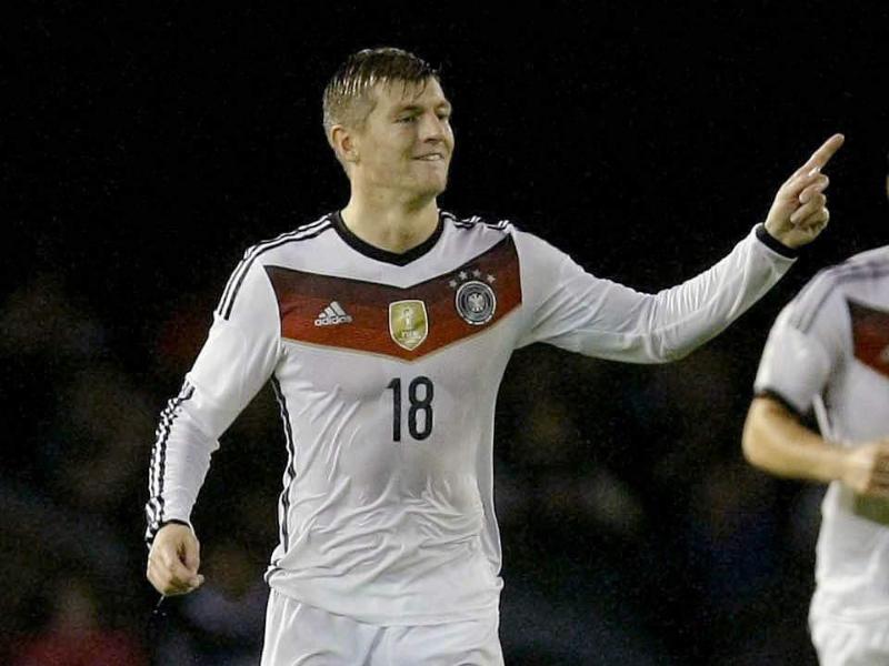 Tony Kroos hat das Tor zum 1:0-Sieg im Länderspiel gegen Spanien erzielt