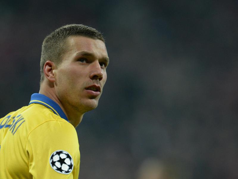 Lukas Podolski ist unzufrieden mit seiner Situation beim FC Arsenal.