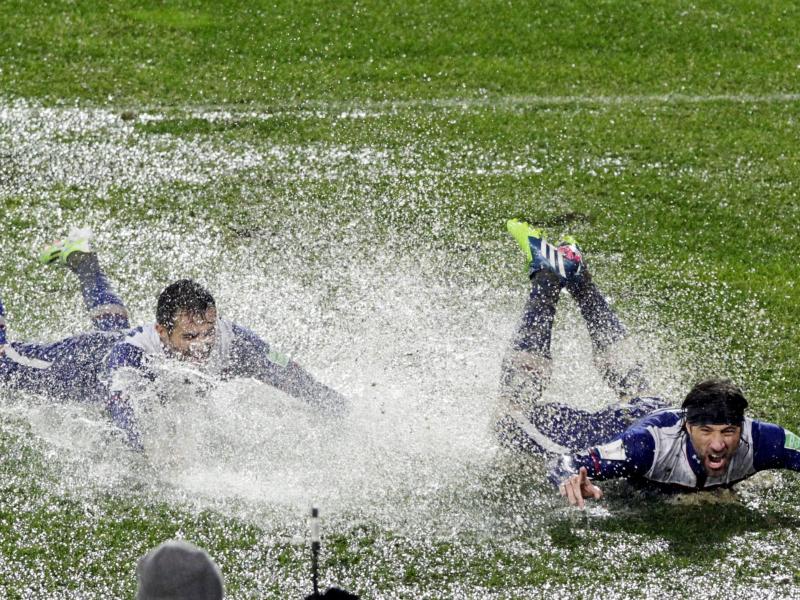 Das Spiel zwischen CD Cruz Azul und den Western Sydney Wanderers versank im Regen
