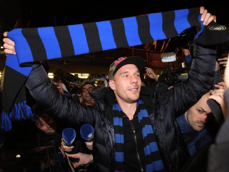 Der Wechsel von Lukas Podolski zu Inter ist fast perfekt Der Wechsel von Lukas Podolski zu Inter ist fast perfekt