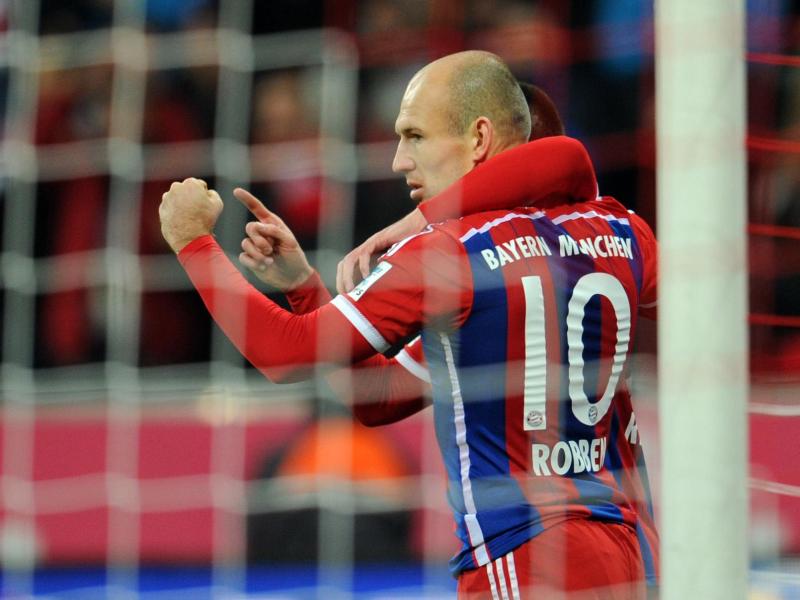 Arjen Robben ist für die Bundesliga-Kollegen der beste Spieler der Hinrunde. Foto: Tobias Hase Arjen Robben ist für die Bundesliga-Kollegen der beste Spieler der Hinrunde. Foto: Tobias Hase