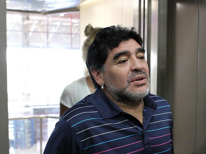 Maradona droht in Itlaien ein Prozess. Foto: Alejandro Ernesto