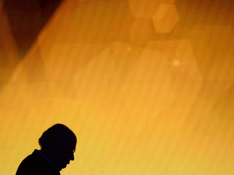FIFA-Präsident Joseph Blatter geht auf die UEFA los. Foto: Patrick Seeger