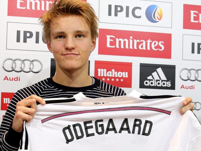 Zuletzt nahm Real Madrid den erst 16 Jahre alten Norweger Martin Ødegaard unter Vertrag. Foto: Ballesteros