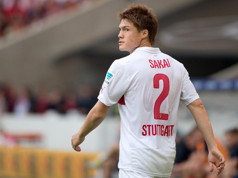 Gotoku Sakai trainiert nach dem Aus beim Asien-Cup wieder mit dem VfB Stuttgart. Foto: Sebastian Kahnert