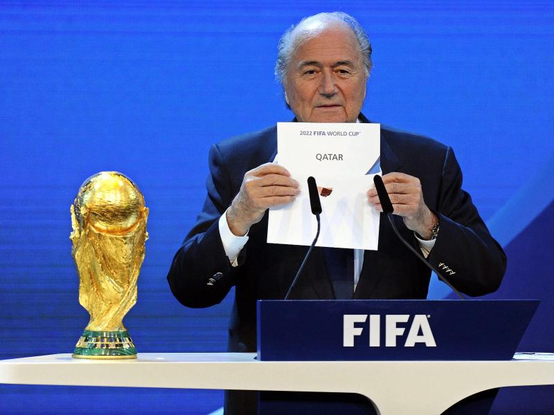 Joseph Blatter gibt 2010 den Ausrichter der WM 2022 bekannt Joseph Blatter gibt 2010 den Ausrichter der WM 2022 bekannt