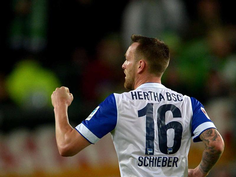 Hertha-Stürmer Julian Schieber ist noch etwas angeschlagen