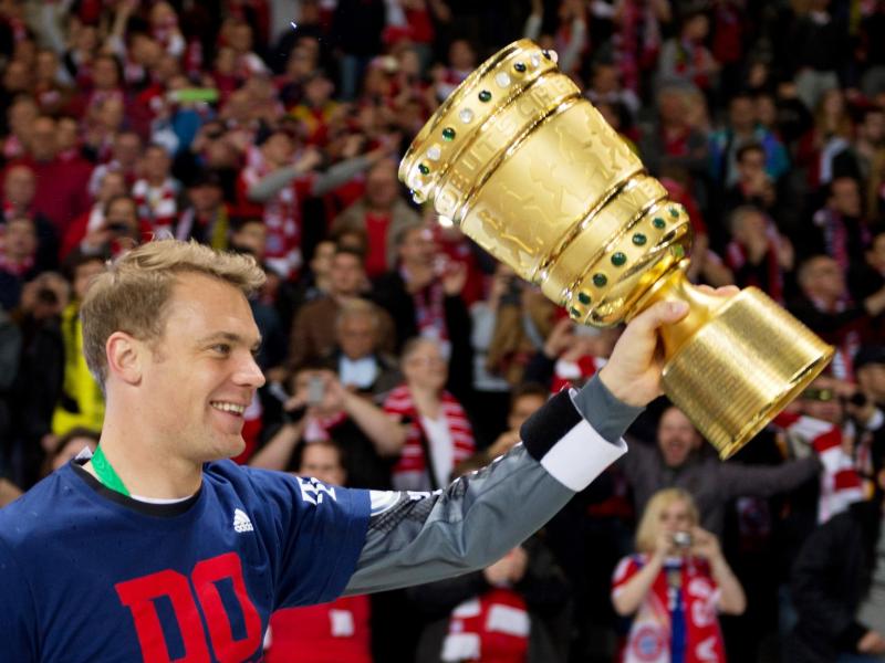 Torwart Manuel Neuer konnte den Sieg im Pokalfinale bereits zwei Mal mit dem FC Bayern feiern