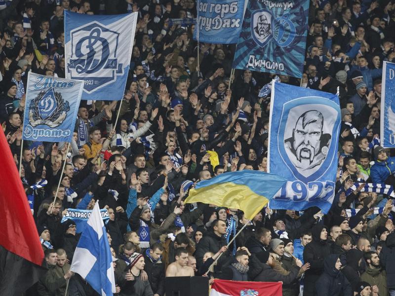 Fans von Dynamo Kiew hatten sich Auseinandersetzungen mit Sicherheitskräften geliefert