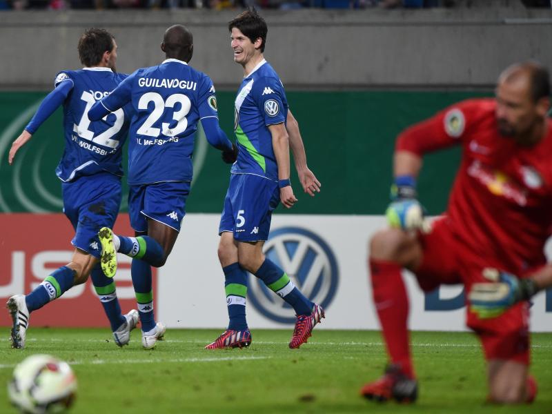 Die Wolfsburger siegten in Leipzig mit 2:0