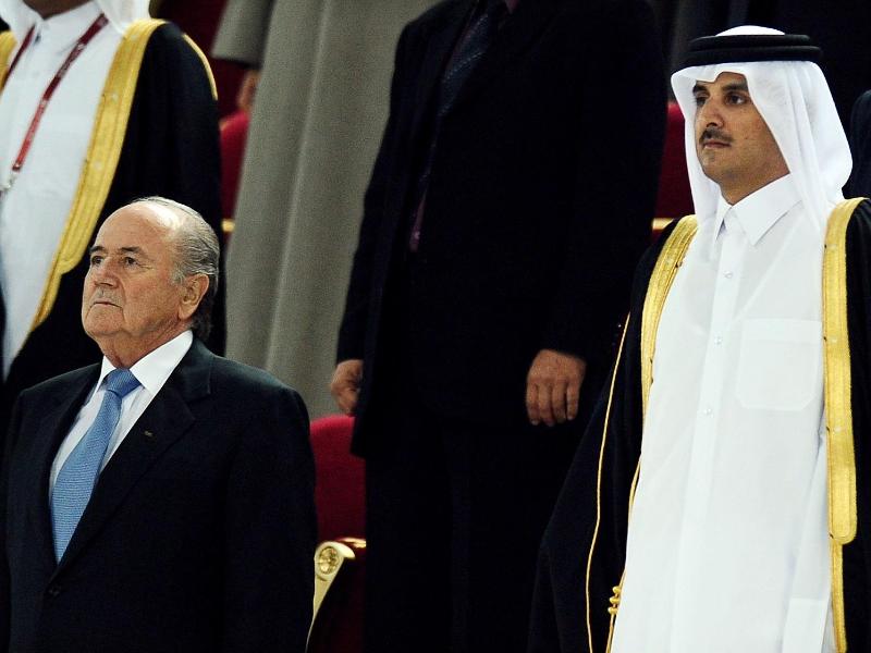 Joseph Blatter hat viel Ärger wegen der WM in Katar