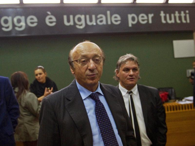 Der Haftbefehl gegen Luciano Moggi wurde aufgehoben