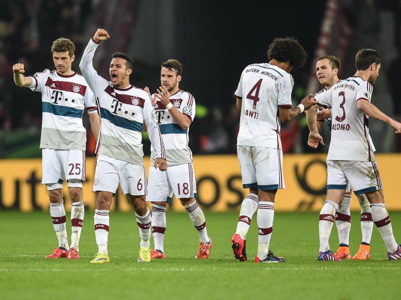 Als erstes Team steht der FC Bayern München zum sechsten Mal nacheinander im Halbfinale