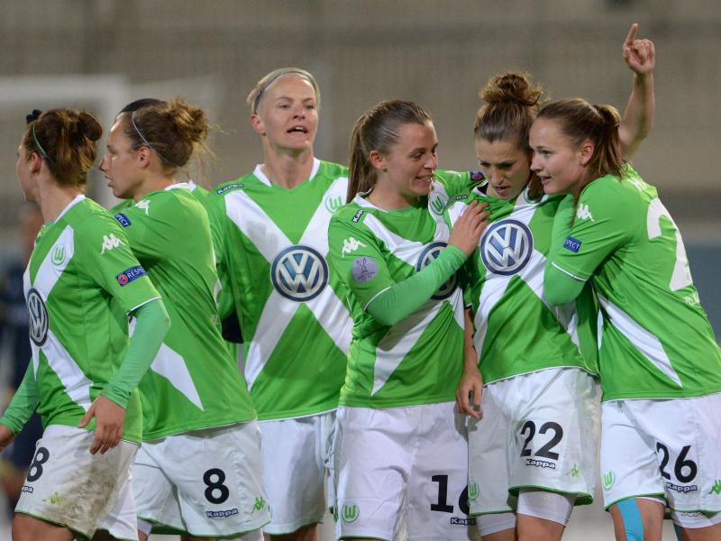 Die Wolfsburgerinnen wollen wieder ins Champions-League-Finale