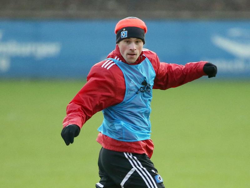 Maximilian Beister macht beim Training einen guten Eindruck. Foto: Christian Charisius Maximilian Beister macht beim Training einen guten Eindruck. Foto: Christian Charisius