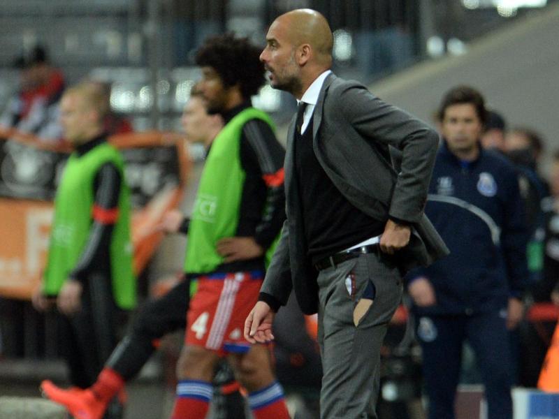 Bayern-Trainer Pep Guardiola riss die Hose