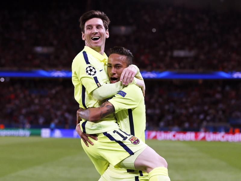 Die Katalanen um Neymar und Messi freuen sich auf die offensiven Bayern