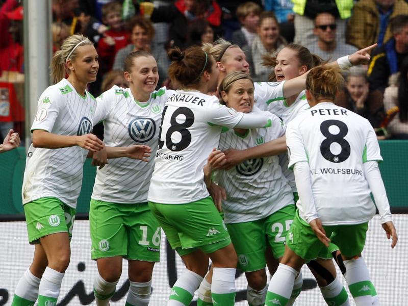 Die Frauen des VfL Wolfsburg haben das Pokalfinale gewonnen