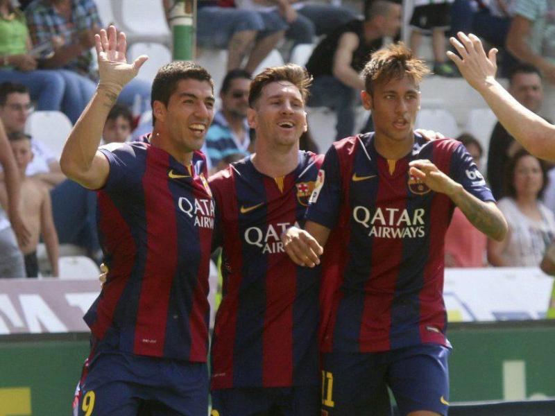 Luis Suárez, Lionel Messi und Neymar haben zusammen schon über 100 Tore erzielt