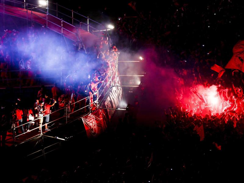 Benfica feierte den Titel ausgelassen mit den Fans