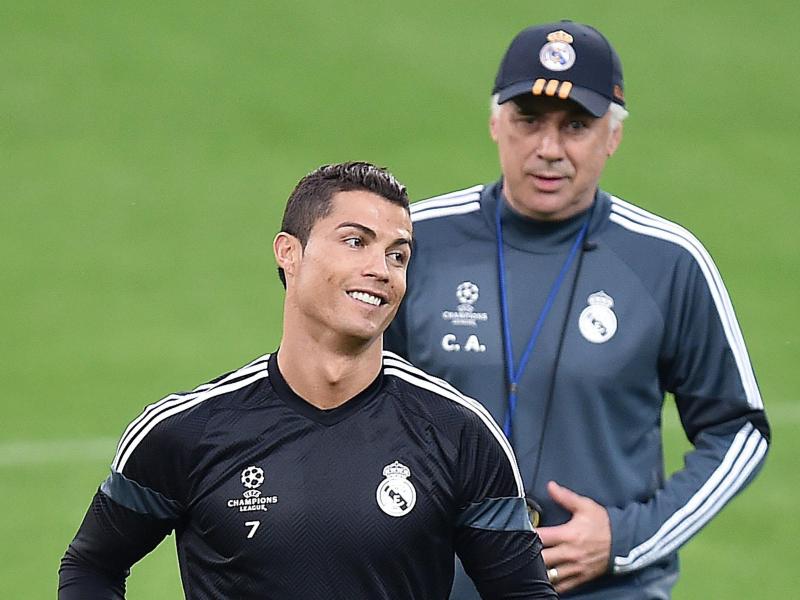 Cristiano Ronaldo versteht sich mit Carlo Ancelotti