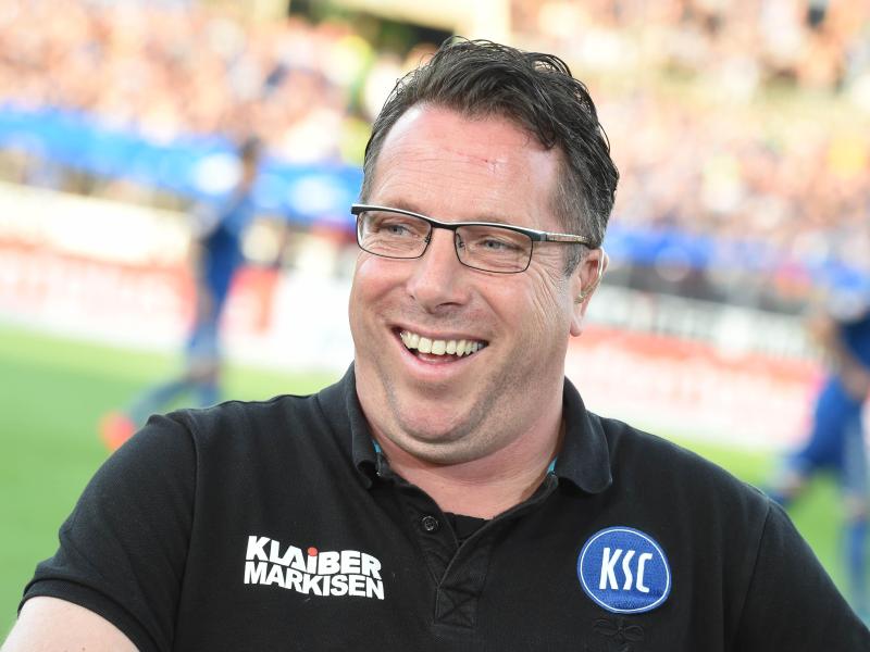 Trainer Markus Kauczinski hat den Karlsruher SC mit seiner anpackenden Art nach oben geführt