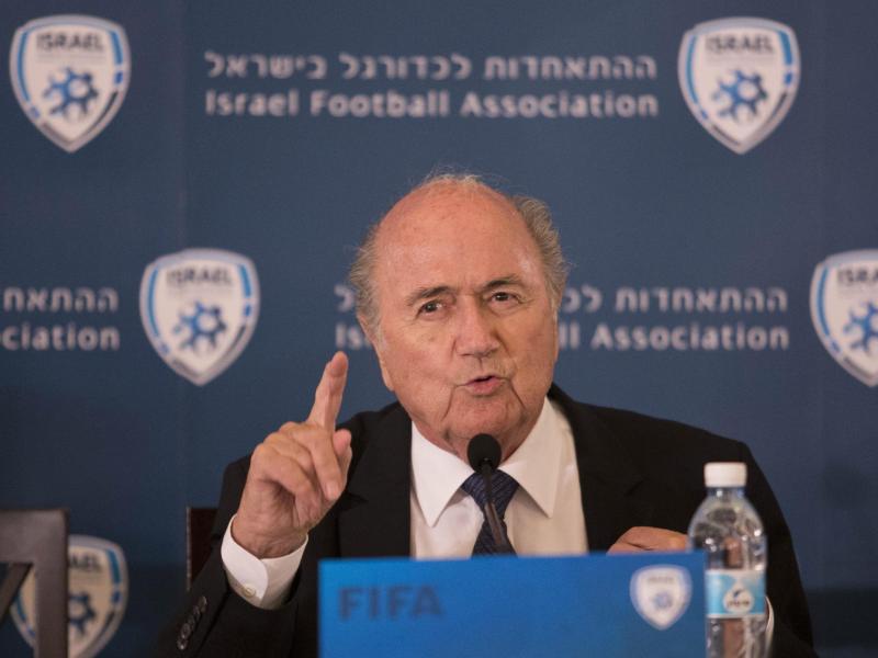 Joseph Blatter steht vor seiner Wiederwahl