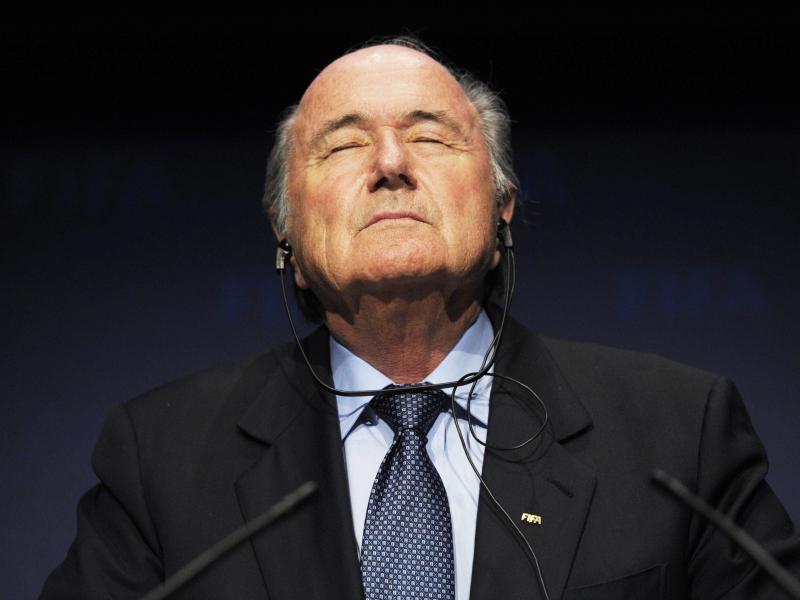 FIFA-Präsident Joseph Blatter strebt seine 5. Amtszeit an